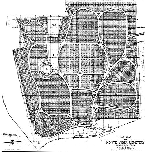 1941 Original Plan - old section labels